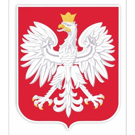 Decorazioni per finestre bifacciali - Emblema polacco A3