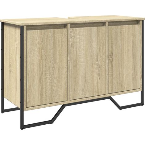 Maison Exclusive - Mobile Lavabo Bagno Rovere Sonoma 91x35x60 cm in Truciolato
