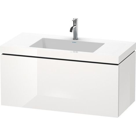 Mobile lavabo L-CUBE WT Vero Air 500x1000x480mm 1 foro rubinetto in cemento