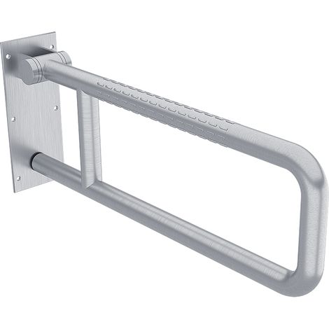 Main courante pliante pour personnes handicapées 600 mm, acier inoxydable Nimco (1/5)