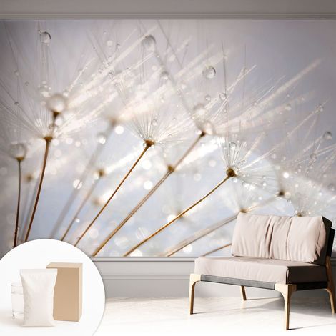 Carta Da Parati - Murale Alla Moda Decorazione - Camera Da Letto - Con Colla Gratuita Tarassaco rosa 312x219 cm (1/5)