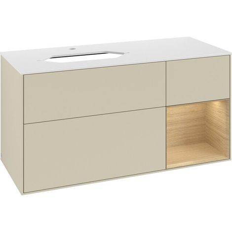 Villeroy & Boch F281PCHJ Armoire sous-lavabo Finion F28 (1/2)