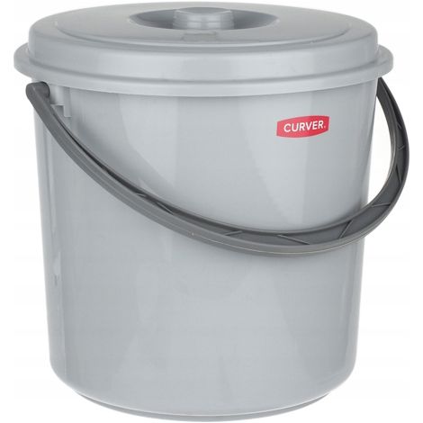 Seau Curver 241750 avec couvercle 12 litres plastique