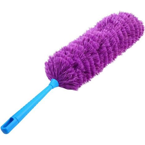 Chiffon de nettoyage lavable et antistatique en microfibre douce pour meubles de maison et de voiture (violet) (1/4)