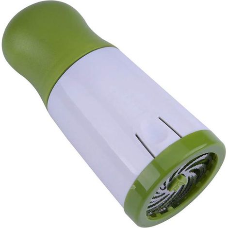 1 cuchillo de acero inoxidable, seguro y nuevo (color: blanco y verde) (1/5)