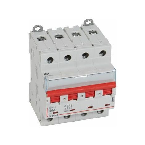 Interrupteur-sectionneur DX³-IS à déclenchement 4P 400V - 40A - 4 modules - 406543 - LEGRAND