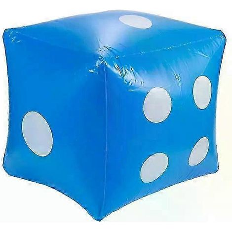 Dés gonflables amusants d'extérieur 3030cm, jeux de piscine, cube géant à points diagonaux, jouet pour enfants et adultes (1/5)