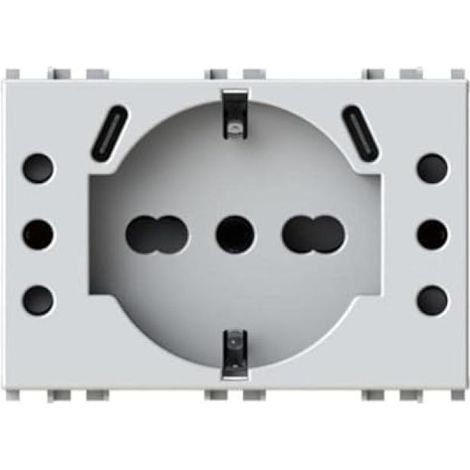 Kit 4 box bundle placca vimar plana bianco - 4busbp503kit.bn
