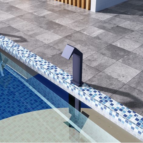 Imex - Cascada Piscina de Acero S.316 Azul Serie Niagara