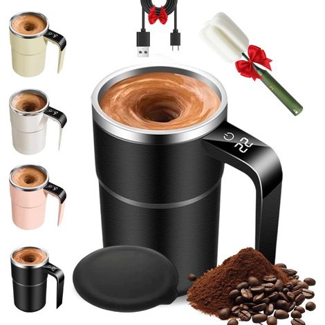 Bol mezclador eléctrico con termómetro LCD, 400 ml (Negro) (1/5)