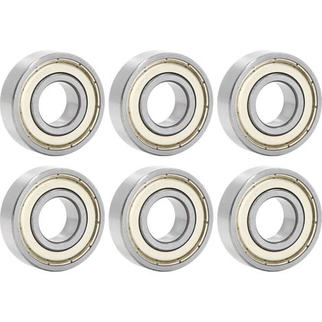 10Pcs Roulements 6202Z Gorge Profonde Haute Précision Radiaux Miniatures pour Engrenage Réducteur (1/5)