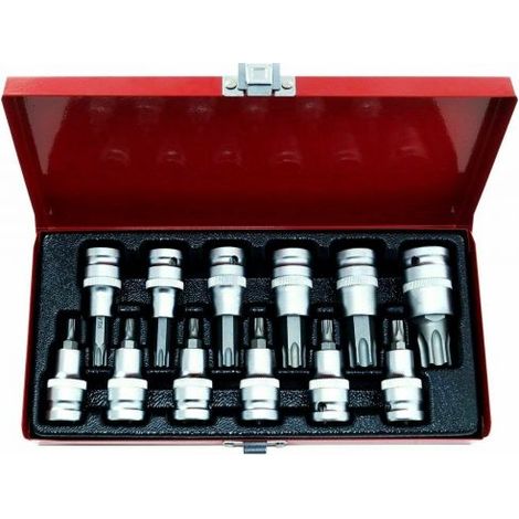 SET 12 PZ BUSSOLE TORX T20-T80 MASCHIO IN VALIGIA (1/2)