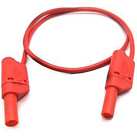 Mueller Electric 22.421-1M-2 Cavo di misura Spina a banana 4 mm Spina a banana 4 mm 1 m Rosso 1 pz.