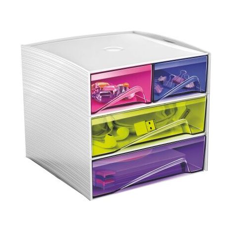Mini module de rangement plastique Cep My Cube multicolore (1/4)