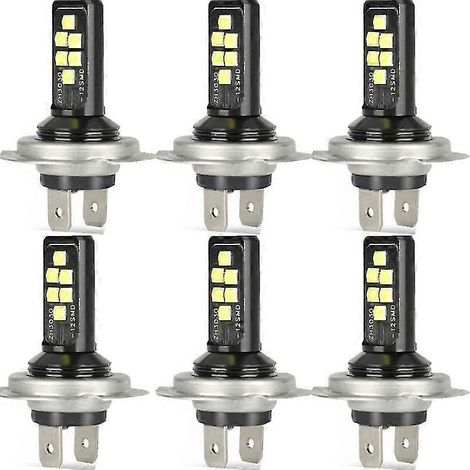 Ampoule LED automobile, lot de 6 unités, 110 W, 30 000 lumens, 6 000 K, pour feux antibrouillard.-AquaForge (1/5)