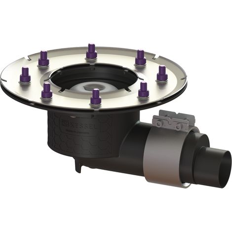 -Ecoguss Pressfl. corps de base, DN 50, sortie latérale
