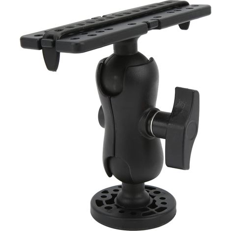 Support de Détecteur de Poisson, Noir Nylon + Silicone Support de Montage pour Sondeur GPS, pour 72cv 73cv 74cv 75cv 77cv (1/5)