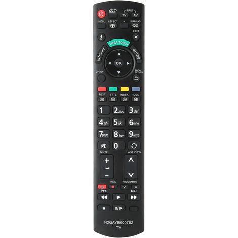 Télécommande de remplacement pour téléviseur LCD, portée de 10 mètres, compatible avec N2QAYB000752 (1/5)