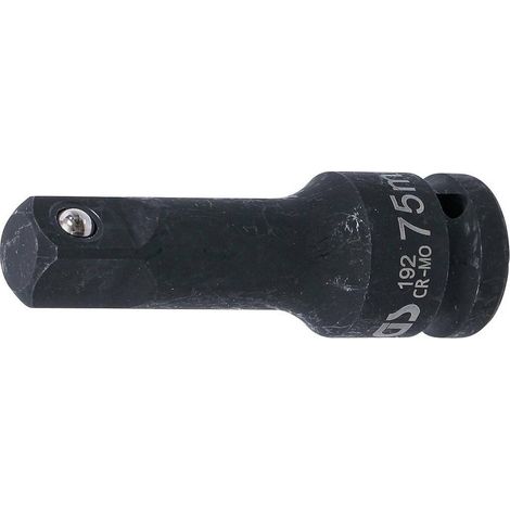 Rallonge à Choc 12,5 mm (1/2) 75 mm - Acier Résistant - Utilisation Professionnelle, Zones Difficiles - D-Work