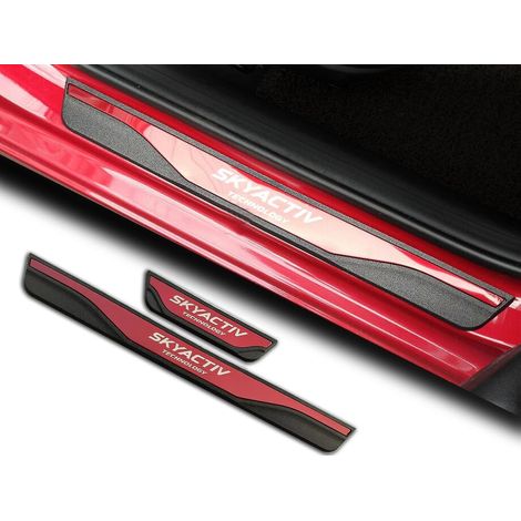 Accessoires automobiles Plaque de seuil de porte pour Mazda 2 3 6 CX-5 2013-2024 Bande de seuil de porte Protection de seuil( ) (1/5)