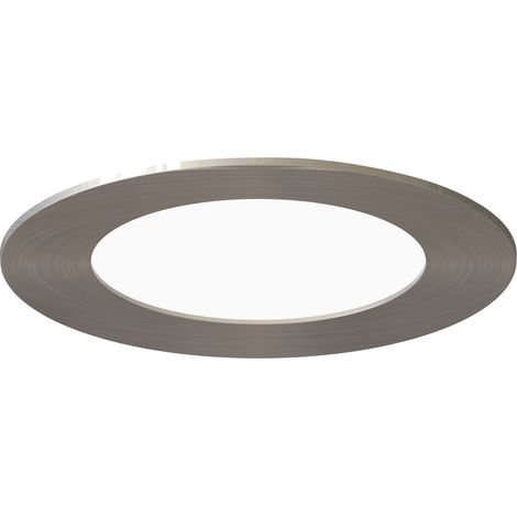 FLAT LED 8W 3CCT NICKEL  ARIC 51577