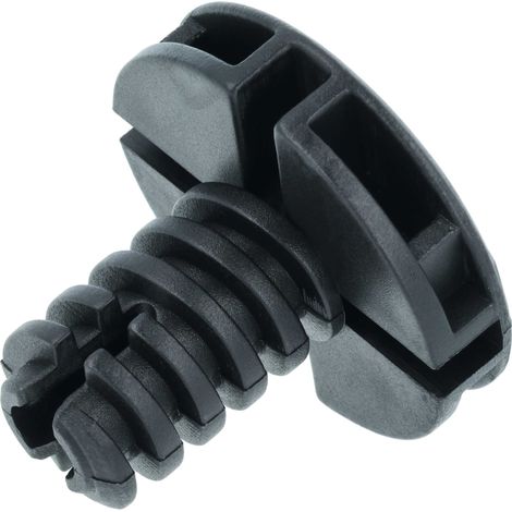 vhbw Stellfuß kompatibel mit Radiola T520 Wäschetrockner, Trockner - 3,5 cm Standfuß, Schwarz
