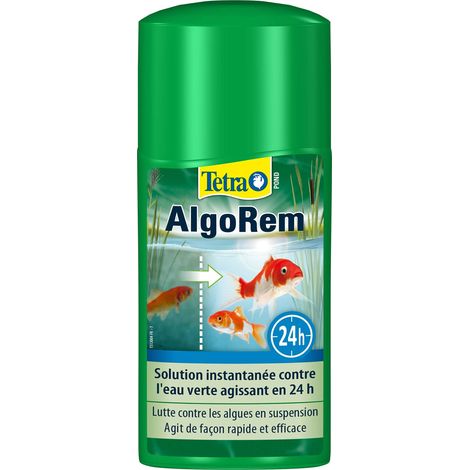 Tetra Pond AlgoRem 250 ml, Agisce Rapidamente e in Modo Mirato Contro Il Fenomeno dell’Acqua Verde (Alghe Sospese)