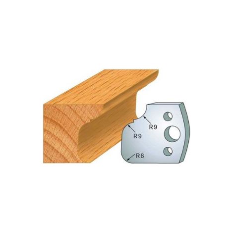 Leman - Jeu de 2 fers profilés acier Ht.40 mm N°068