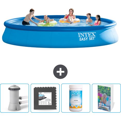 Intex Piscine Easy Set Ronde - 457x84 cm - 5-pièces SCB109 (1/4)