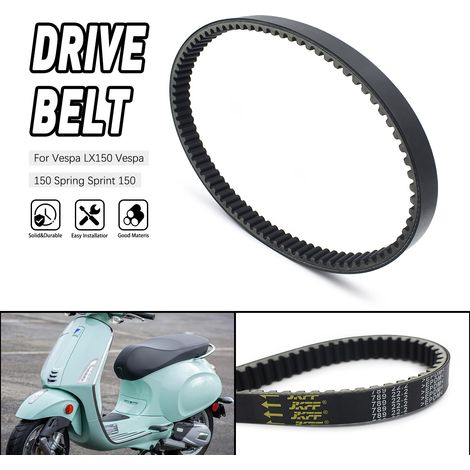 Compatible with Piaggio Spring 125/150, Sprint 150 and Vespa LX150 models (Vespa drive belt).