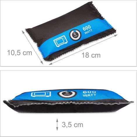 Deshumidificador de coche práctico contra la humedad cristales empañados 3,5 x 18 x 10,5 cm de Vlies negro 130007691 (1/3)