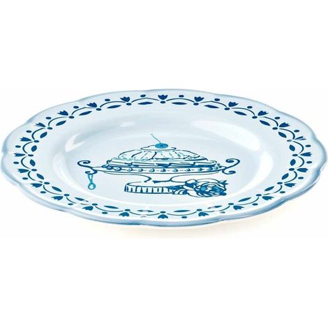 GUZZINI Piatto Dessert Melamina Josephine D 21 Cm Table Decor Celeste Polvere (1/5)