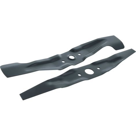 vhbw 2x cuchilla repuesto compatible con Honda HRD536, HRB535, HRX537, HRX537 C1, IZY 53, HRX537 C2 cortacésped - Recambio, negro, acero