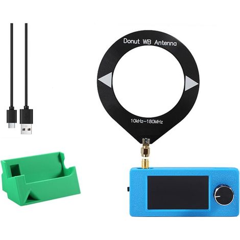 Kompatibel mit dem Mini-Radioempfänger SI4732, 1,9-Zoll-Bildschirm, Frequenzbereich 10 kHz-180 MHz, unterstützt FM/AM/LSB/USB, Kurzwellenempfang, SI4732 Radioempfänger + 3D-Funktion.