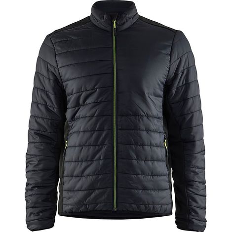 Veste de travail matelassée doublée 4710 - Noir/Jaune XXL