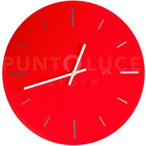 OROLOGIO DA PARETE PICCOLO R2 ROSSO