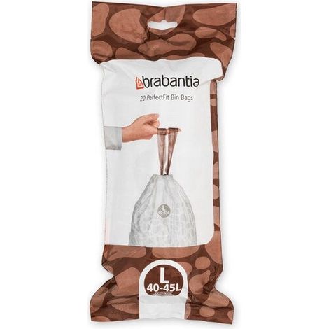 Packung mit 20 BRABANTIA Müllsäcken, Code L 45 l SANS MARQUE