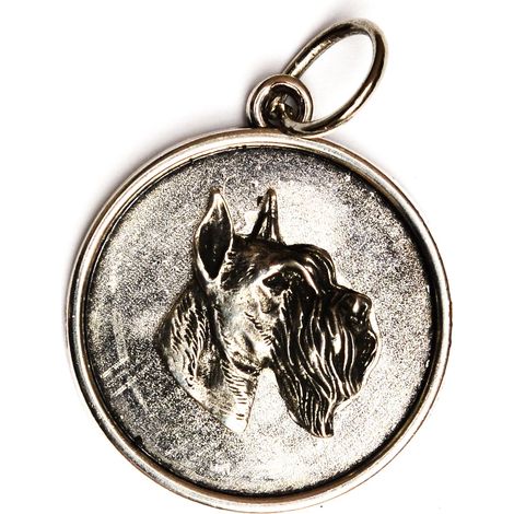 Schnauzer, Schnauzer II: collar para perros, colgante para una mamá perruna, joyería única de Art-Dog (1/5)