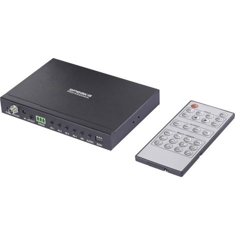 SpeaKa Professional SP-HDS-QMV200 4 ports HDMI Quad Multi-Viewer avec fonction Image dans l'image 3480 x 2160 pixels