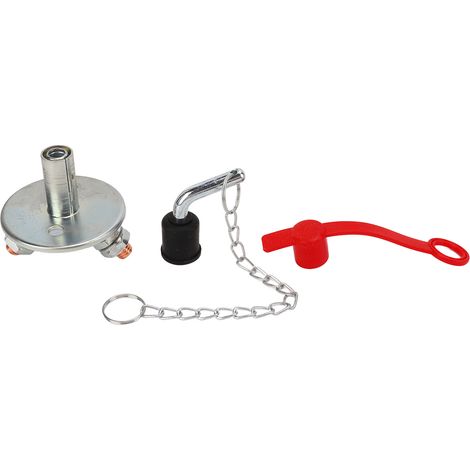 Ortviai Interrupteur de déconnexion batterie 12-24 V CC – 75 A, isolateur électrique pour véhicules, camping-cars et bateaux (1/5)