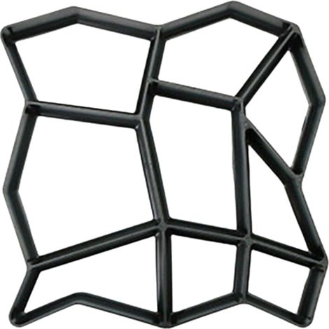 Moules et coffrages pour béton, moules pour allées piétonnes, dalles de pavage, pavés extérieurs, moules en ciment pour terrasse, pelouse et jardin. (1/5)