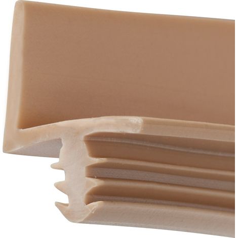Battuta di battuta per porta L 2755 L.5m per fresatura TPE nero bianco