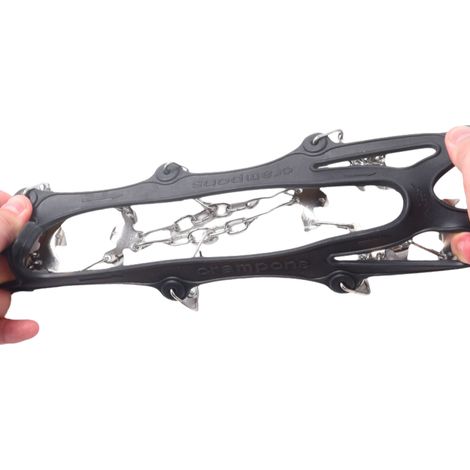 Crampons pour chaussures de randonnée, crampons à glace et à neige pour la marche, le jogging, l'escalade et la randonnée (1/5)