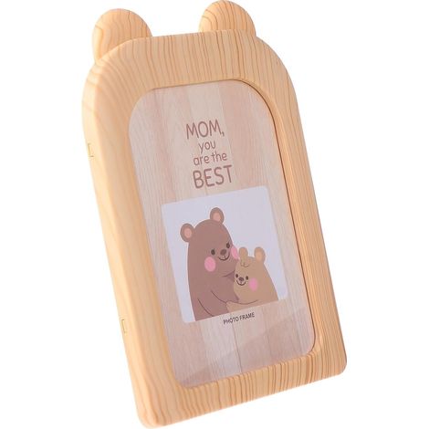 Cadre photo de bureau BESPORTBLE en forme d ours de 18 cm (1/5)