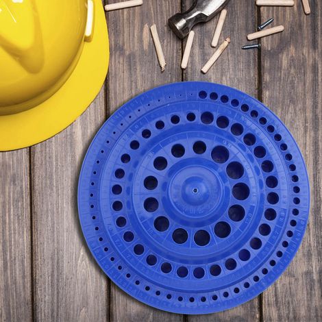 Aufbewahrungsbox aus Hartplastik für 1-13 mm Rundbohrer, mit Ständer für 100 Stück (1/5)