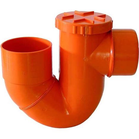 Sifone verticale aperto in pvc : Diametro - 125