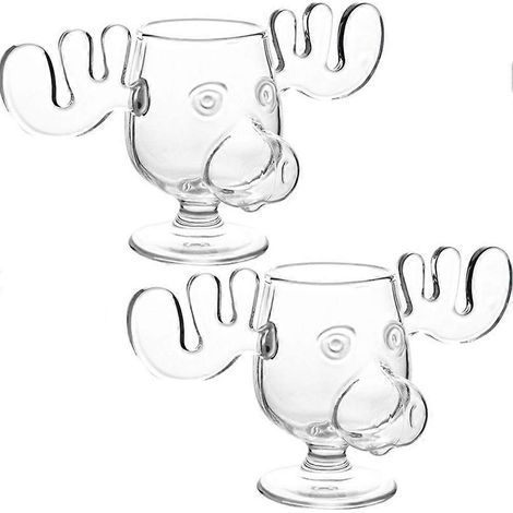 Doppelwandiger, geriffelter Glasbecher, inspiriert vom Film „Der Weihnachtsbaum hat Eier“, einzeln verpackte Kaffeetasse, Valentinstagsbecher (1/5)