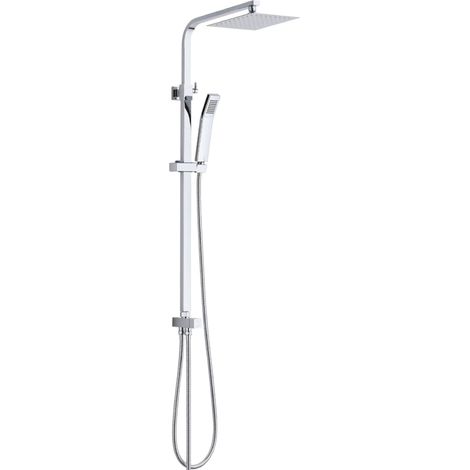 Colonne de douche carrée complète en laiton