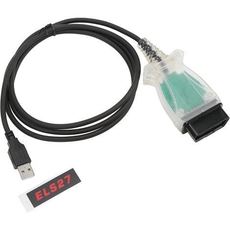 Câble de diagnostic OBD2 pour adaptateur de balayage résistant à l'usure ELS27, remplacement pour Ford Focus, CMax et Mondeo (1/5)