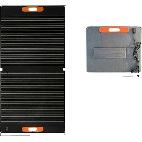 Panneau Solaire, Haute Efficacité, Pliable et Portable, 100W Panneau Solaire Flexible (1/2)